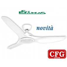 VENTILATORE A SOFFITTO CON MOTORE DC,  LUCE LED REGOLABILE IN  INTENSITA' E COLORE  MODELLO "ALBATROS"  ART. EV119